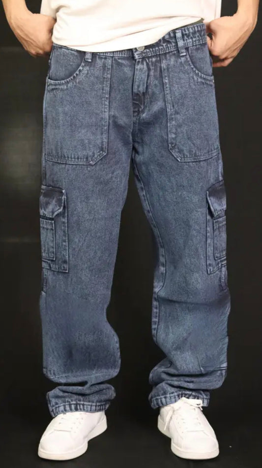 Men stylish cargo 6 pocket